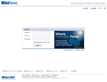 Tablet Screenshot of libwisenews.wisers.net