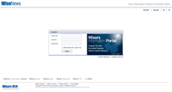 Desktop Screenshot of cpwisenews.wisers.net